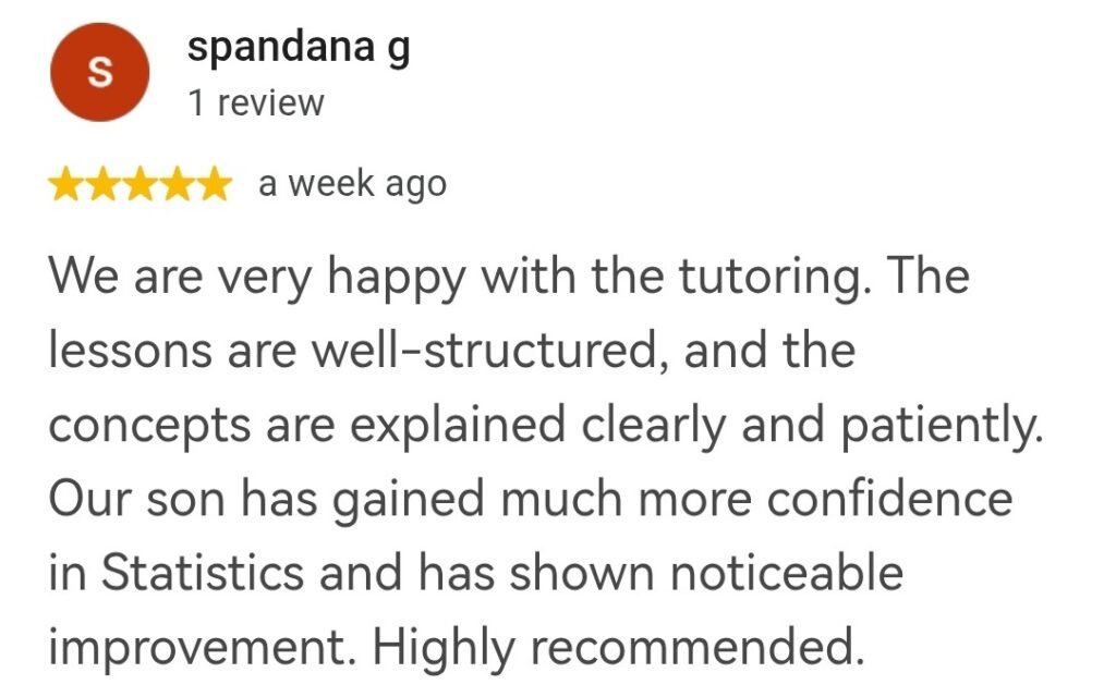Edexcel IGCSE 数学和统计学老师推荐新加坡